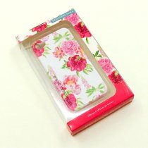  【のこりわずか】デザイナーズギルドiPhoneケース ピンク【のこりわずか】iPhone4S・4)
