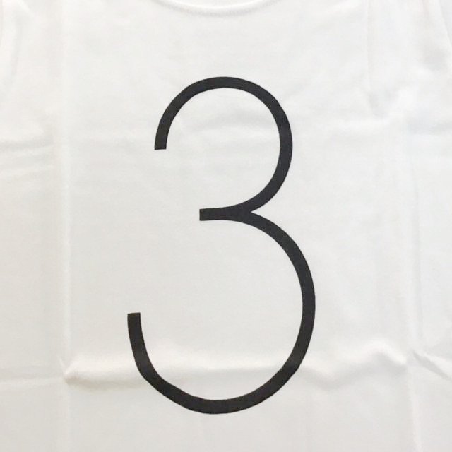 【エラー品在庫限り】The Wonder Years Number T-shirt SS White No.3 img