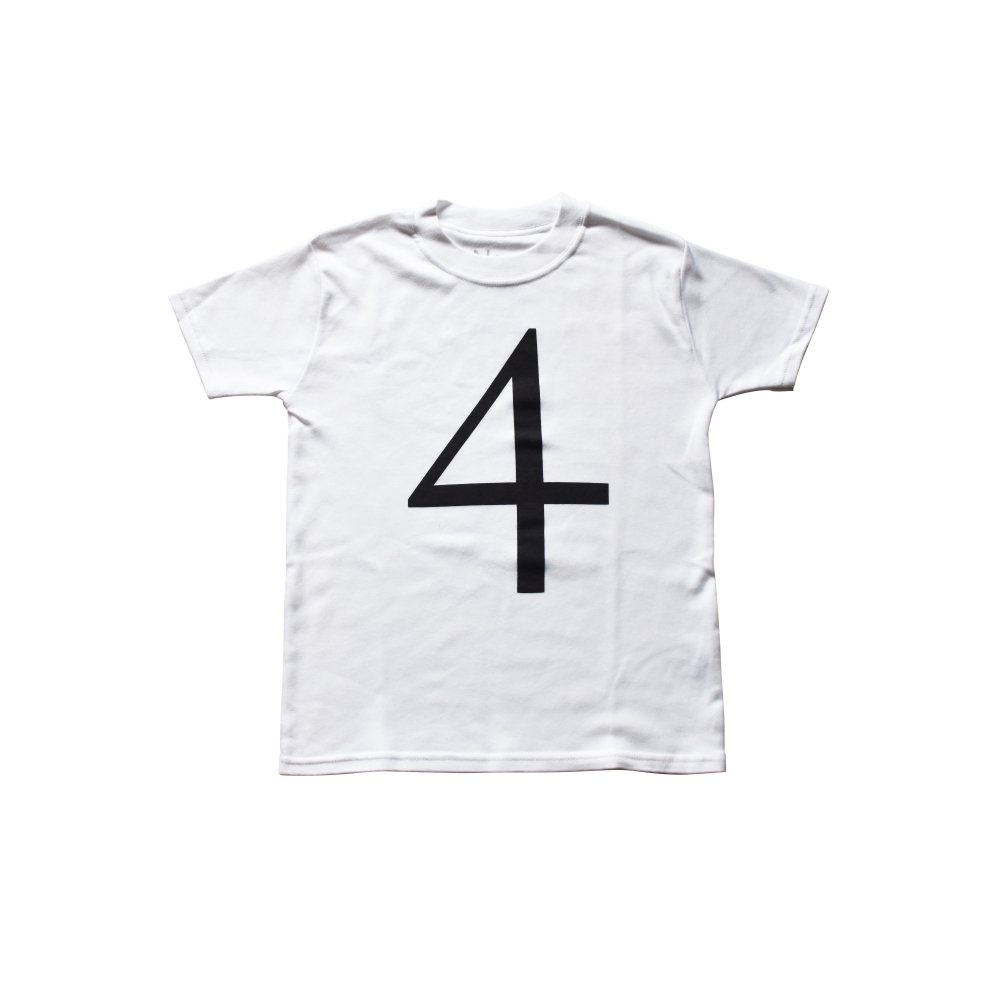 The Wonder Years Number T-shirt SS White No.4 img