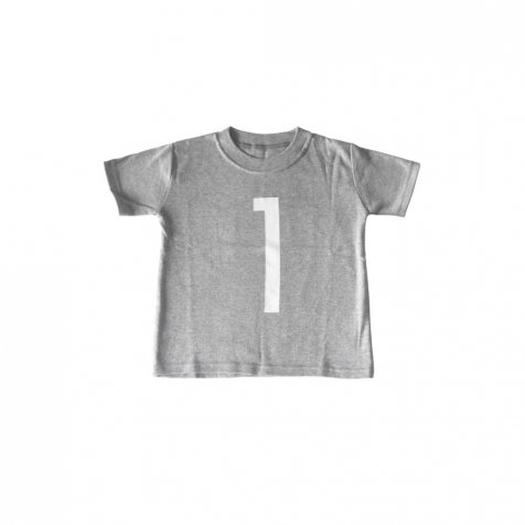 The Wonder Years Number T-shirt SS Grey No.1