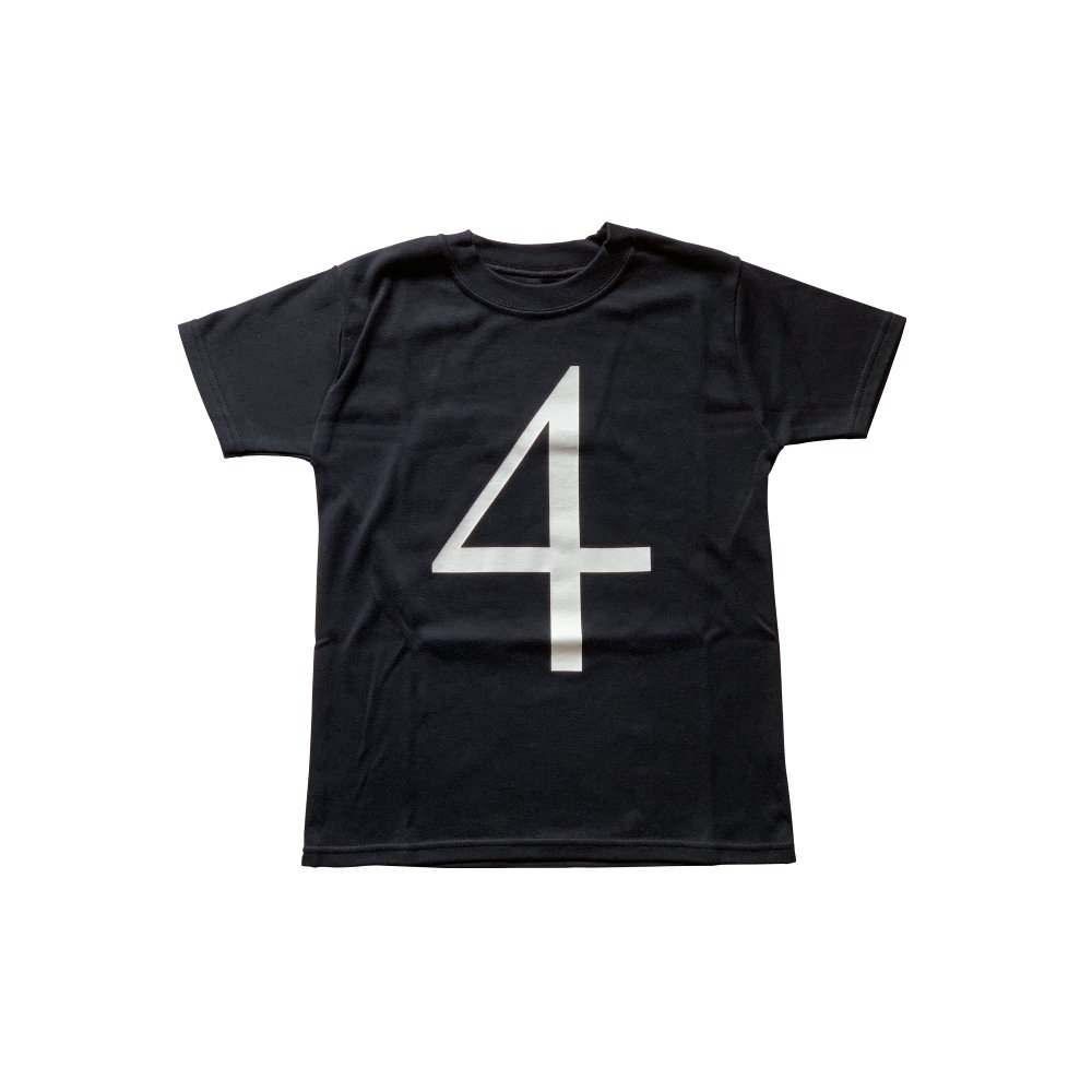 The Wonder Years Number T-shirt SS Black No.4 img
