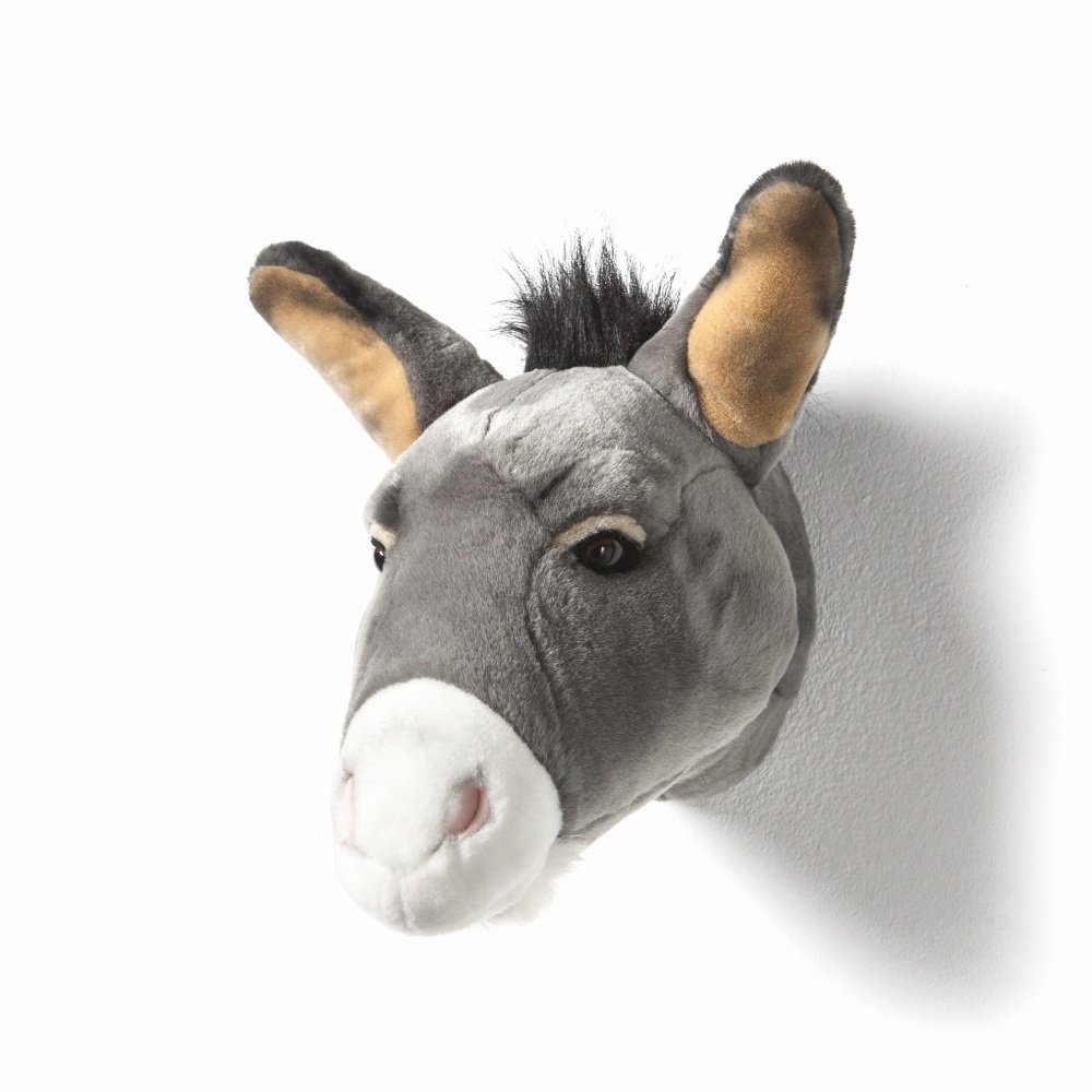 Animal Head Donkey 剥製風のぬいぐるみ・ドンキー img1
