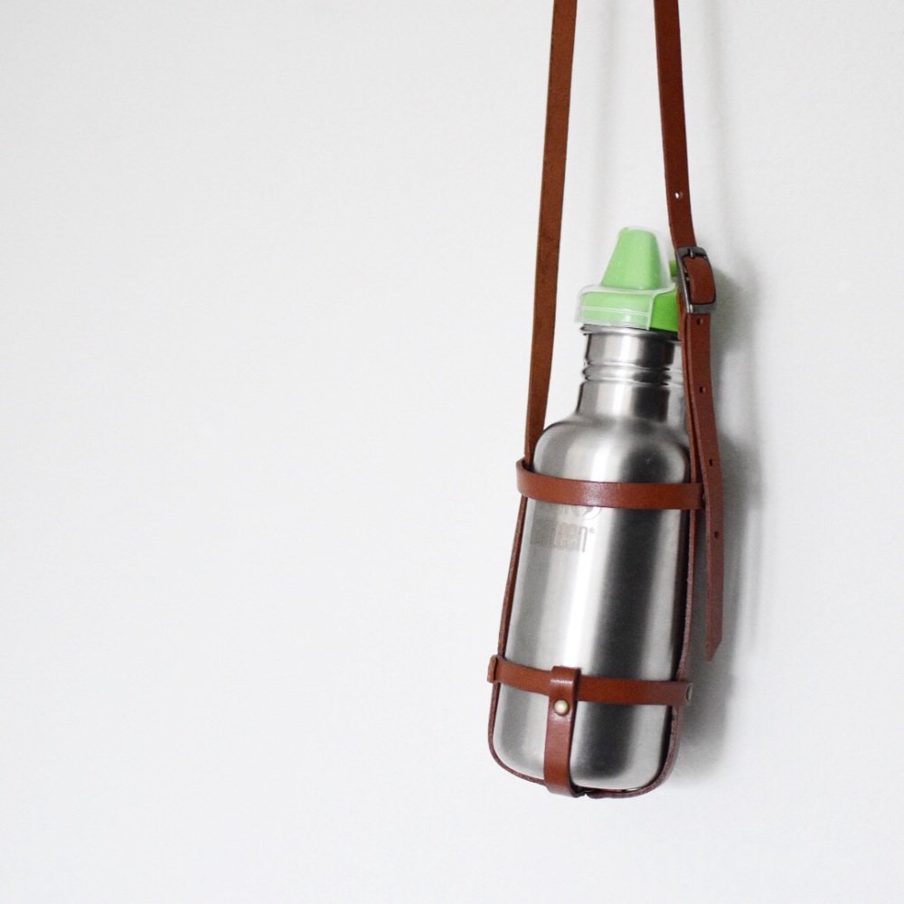 leather bottle strap for klean kanteen / regular レザーボトルストラップ img4