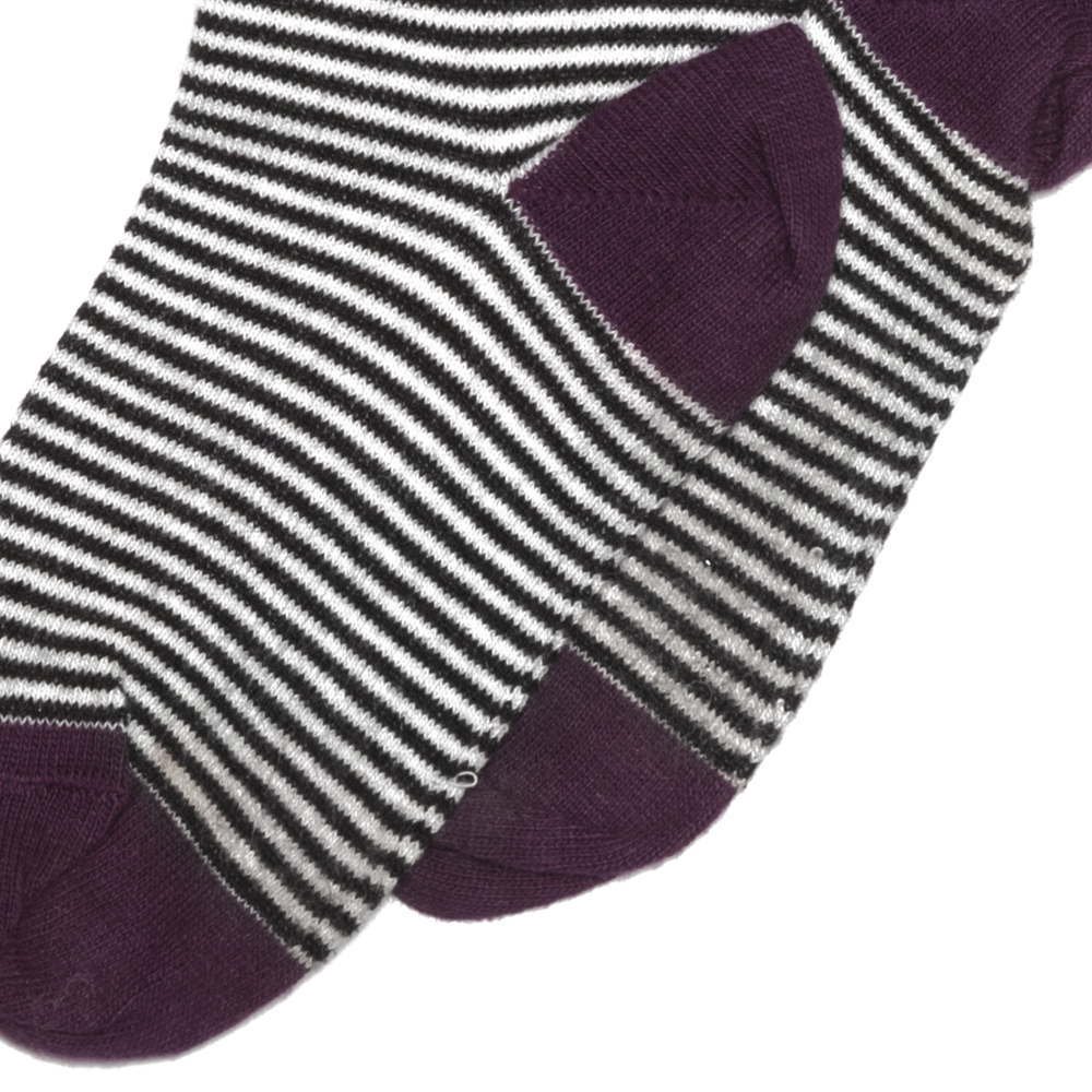 【50%→60%OFF!】Knee sock striped and ocher img2