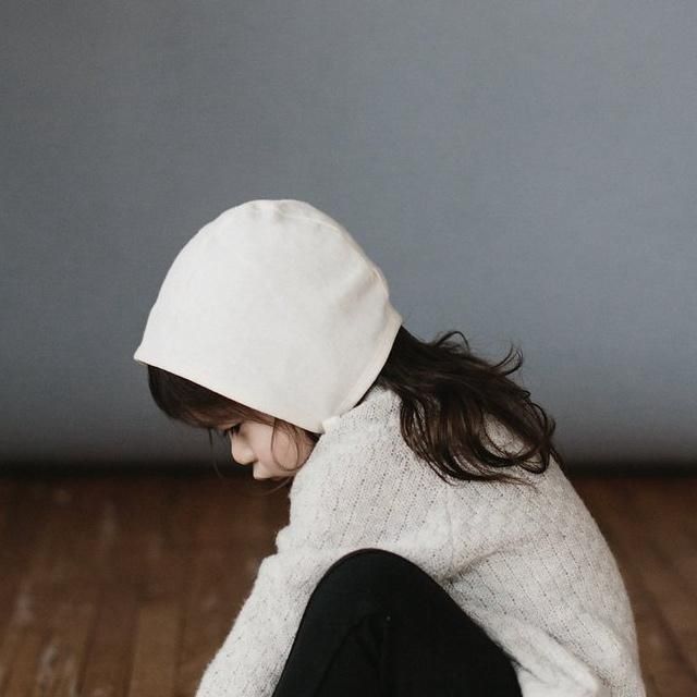 Briar ベビーボンネット / Basics bonnet Ivory Linen