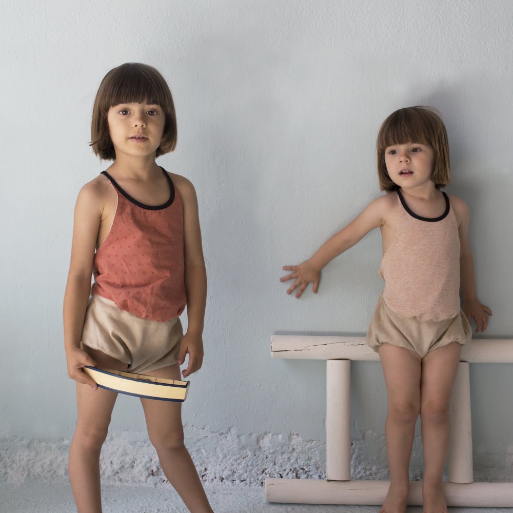 【60%→70%OFF!】Reversible pink Lurex bather-style romper suit img8