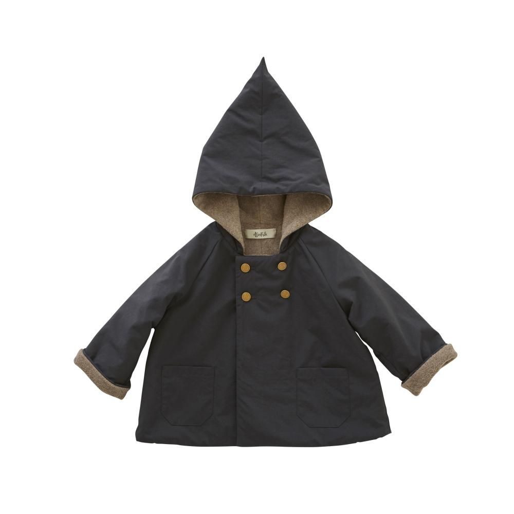 eLfinFolk Ӥȥ / elf coat charcoal gray img1