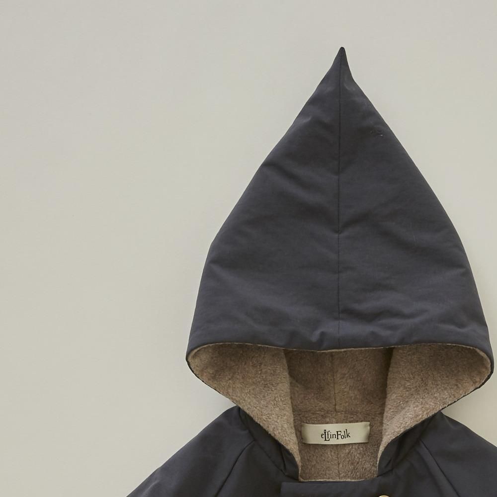 eLfinFolk Ӥȥ / elf coat charcoal gray img2