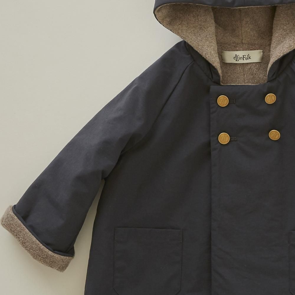 eLfinFolk Ӥȥ / elf coat charcoal gray img3