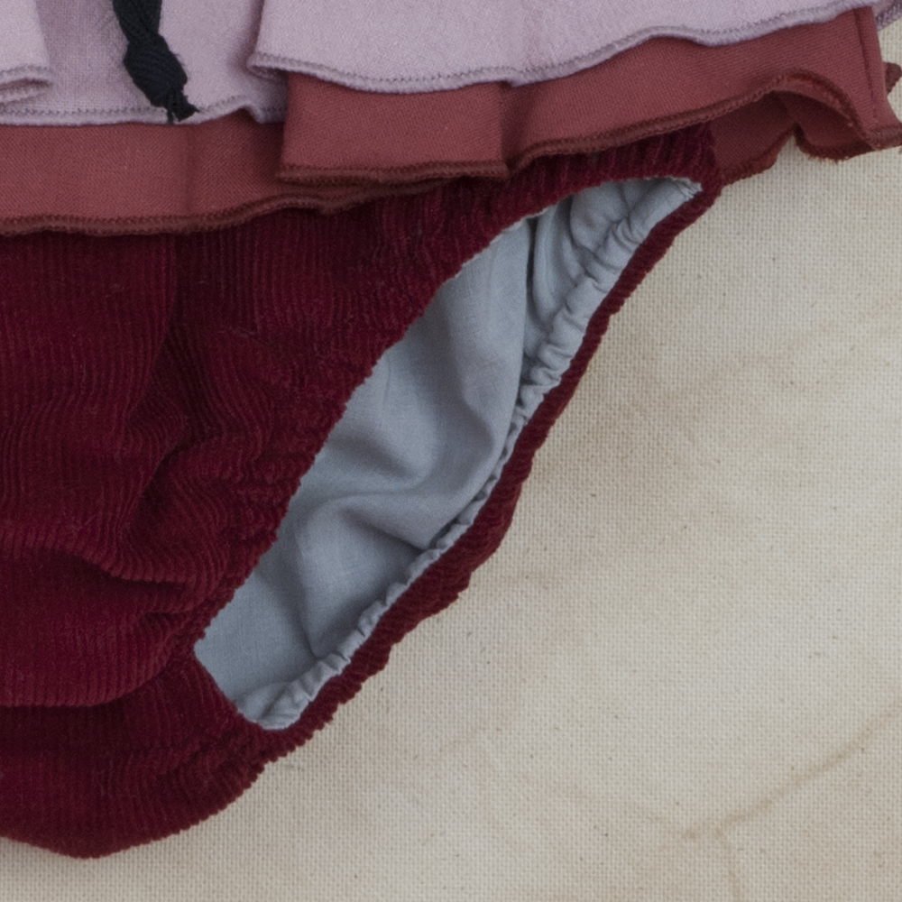 70%OFF!Burgundy Culotte with Frill img4