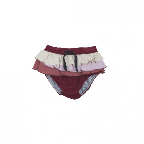 【70%OFF!】Burgundy Culotte with Frill