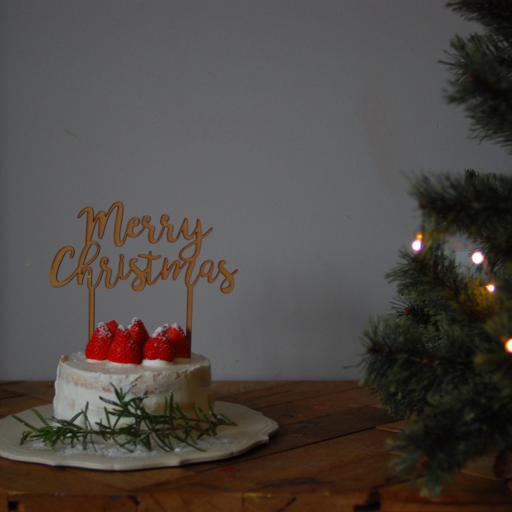 ケーキトッパー Merry Christmas Cuccu こども服と雑貨のセレクトショップ クックです