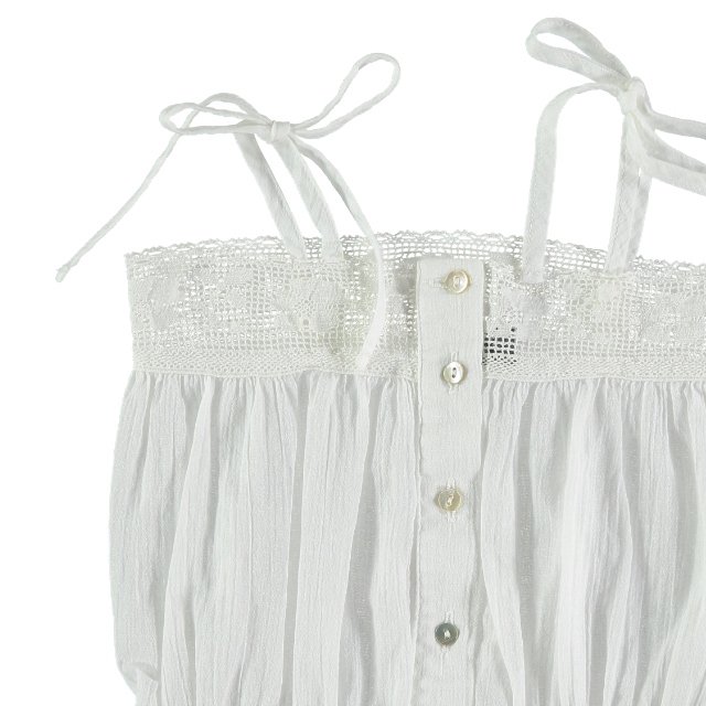 【60%→70%OFF!】S91019. Shoulder bows blouse with lace img2