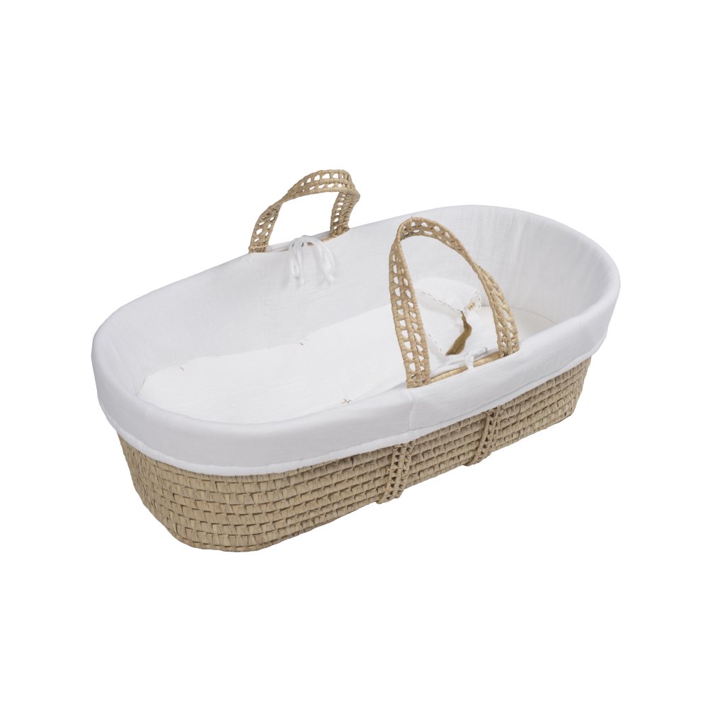 moses basket with mattress