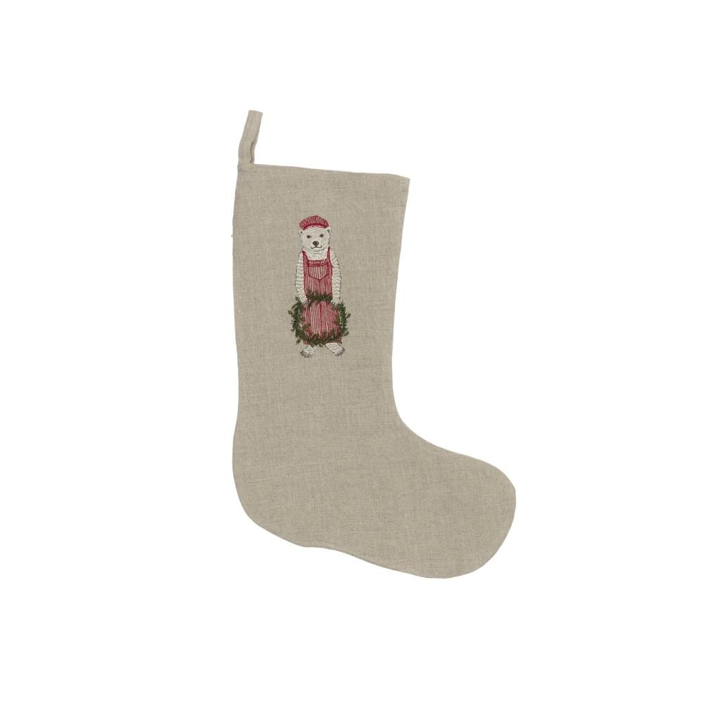 Coral&Tusk ���ꥹ�ޥ����å��� / Train Conductor Bear Small Stocking img