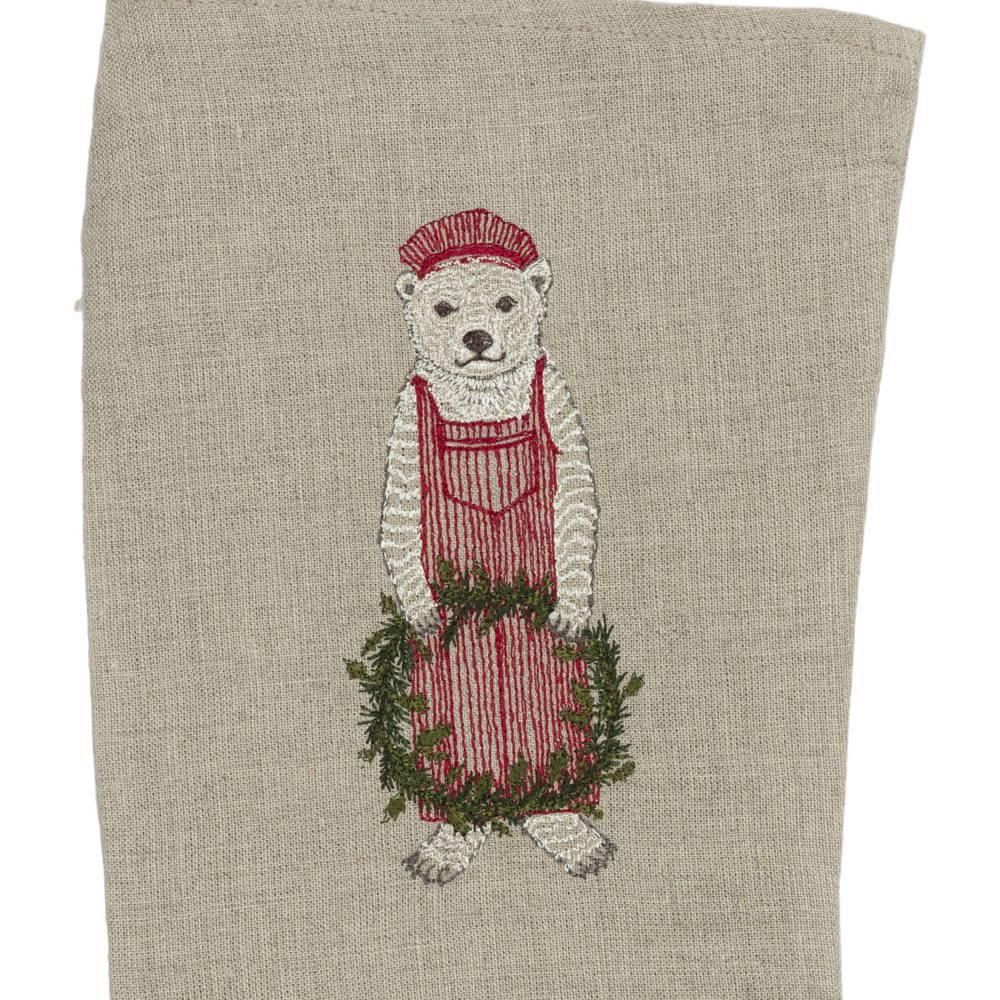 Coral&Tusk ���ꥹ�ޥ����å��� / Train Conductor Bear Small Stocking img1