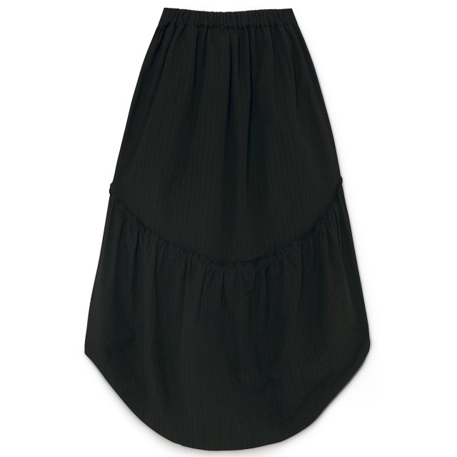 60%OFF!Crushed Cotton Skirt Black img8
