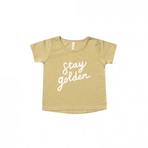 【60%OFF!】stay golden basic tee