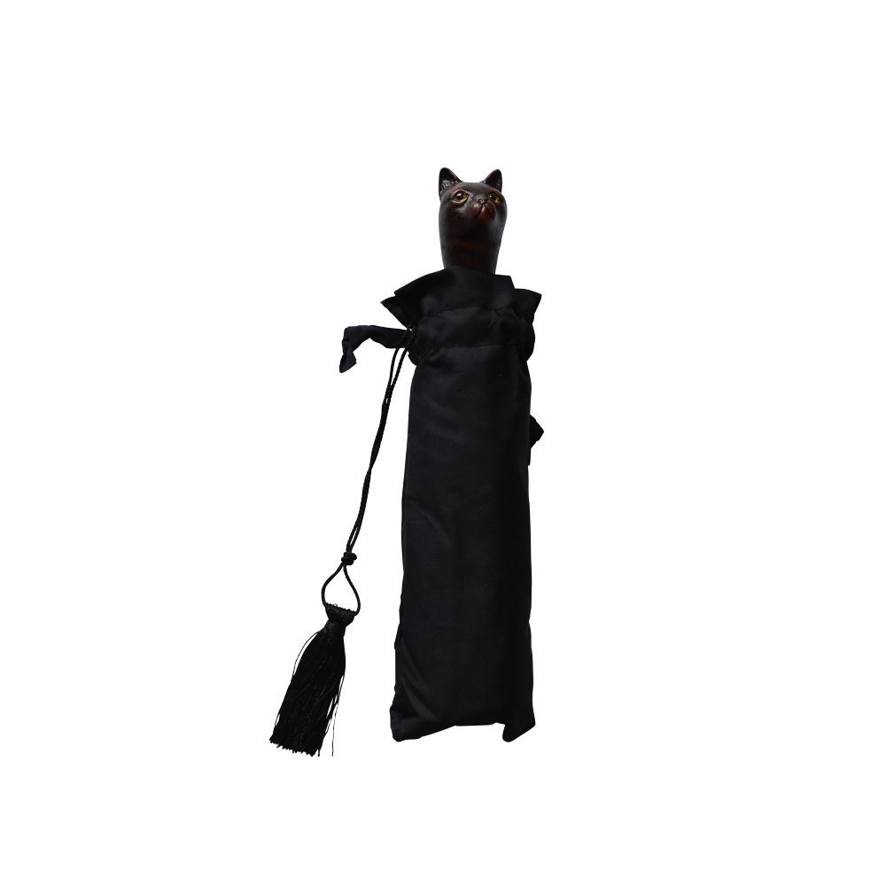 folding umbrella 晴雨兼用折りたたみ傘 cat noir img