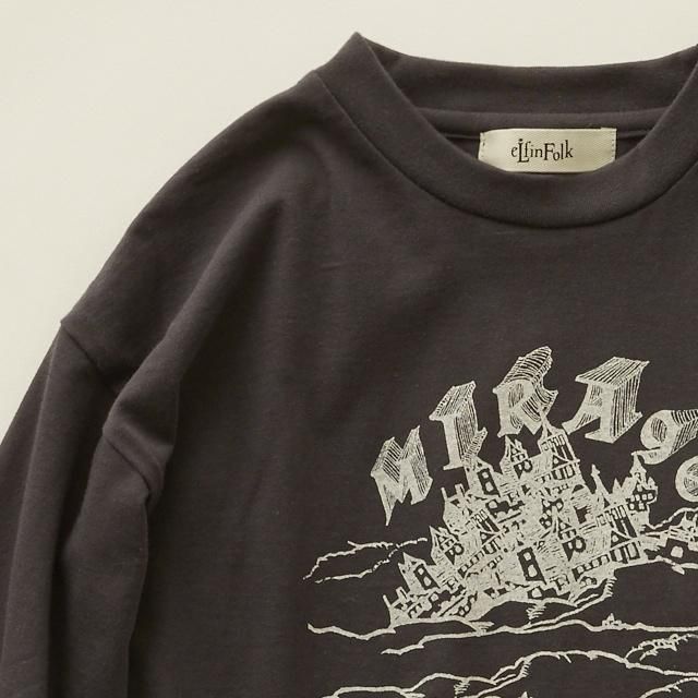 eLfinFolk å󥰥꡼T / MIRAgE town long sleeve-T charcoal img2