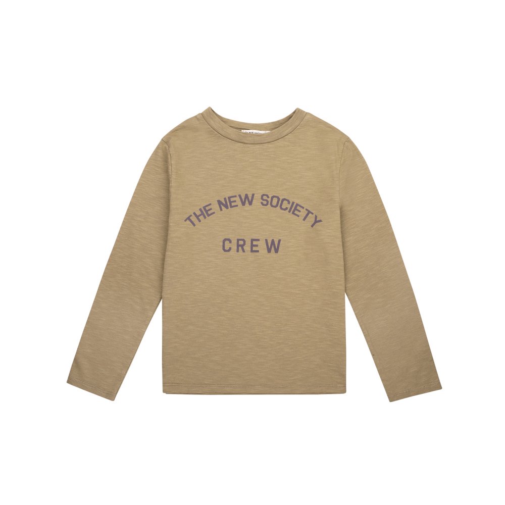 50%OFF!】THE NEW SOCIETY CREW TEE Kahki - cuccu-こども服と雑貨の