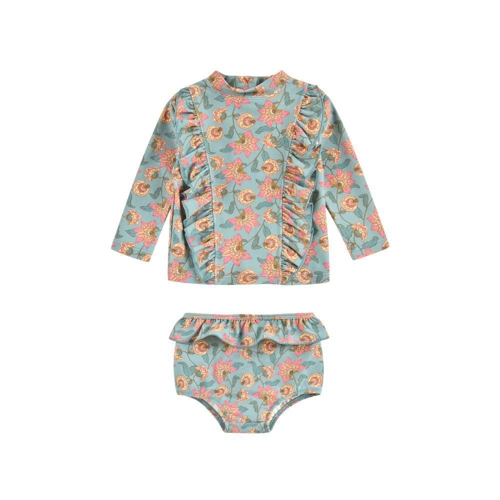 Louise Misha åå奬&ѥĥå / UV Protective Set Toluca Turquoise Flowers img1
