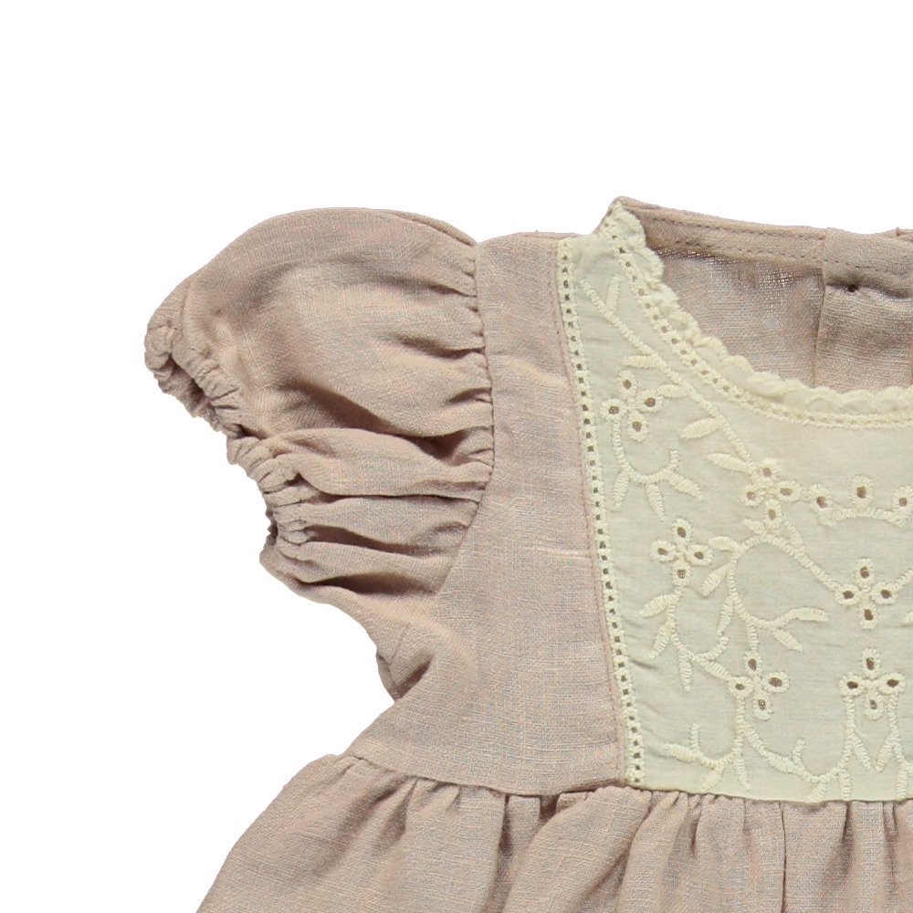 【30%→40%OFF!】Amelia Baby Dress Dusty Rose img1