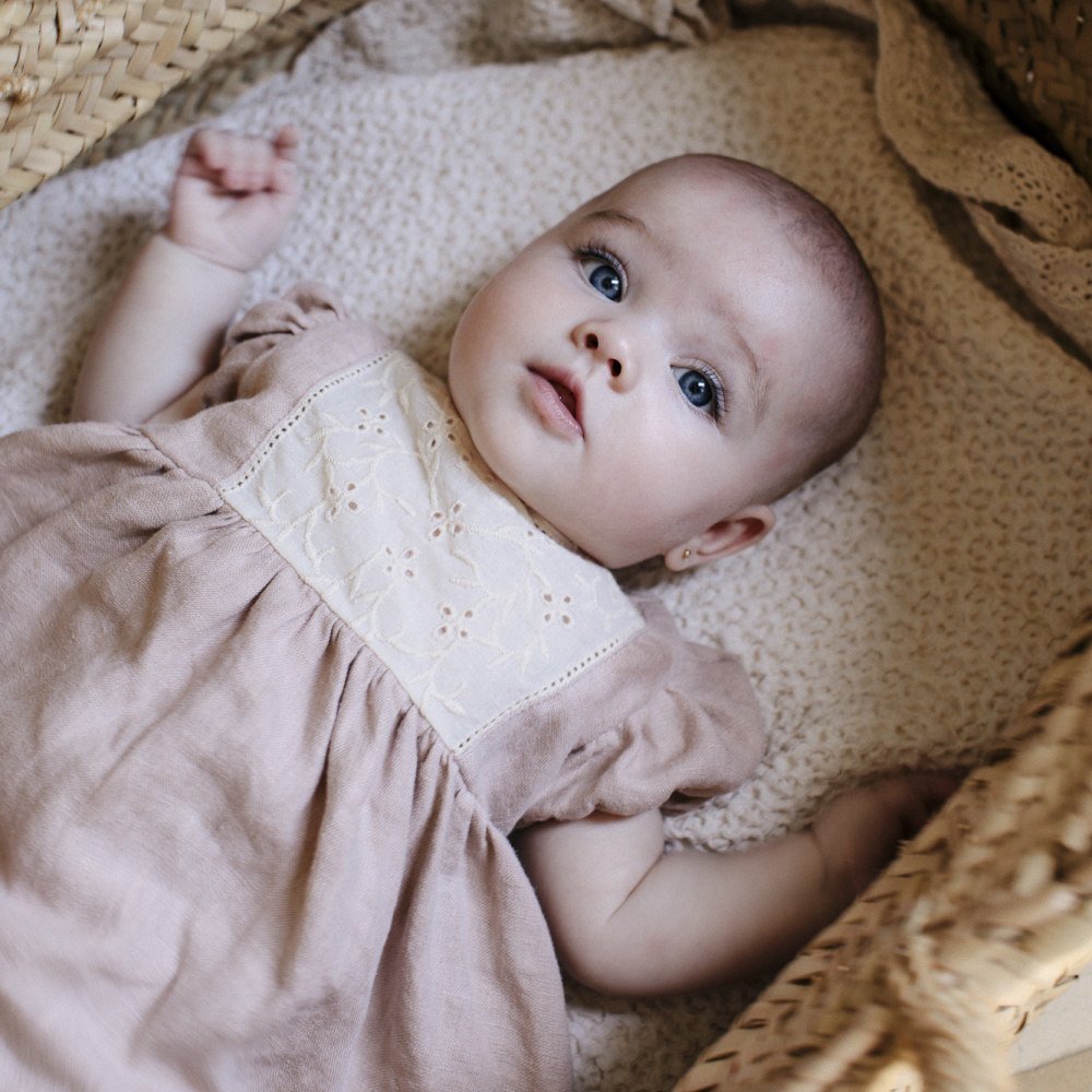 【30%→40%OFF!】Amelia Baby Dress Dusty Rose img5