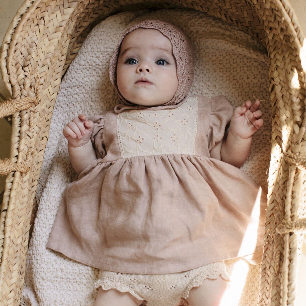 【30%→40%OFF!】Amelia Baby Dress Dusty Rose img6