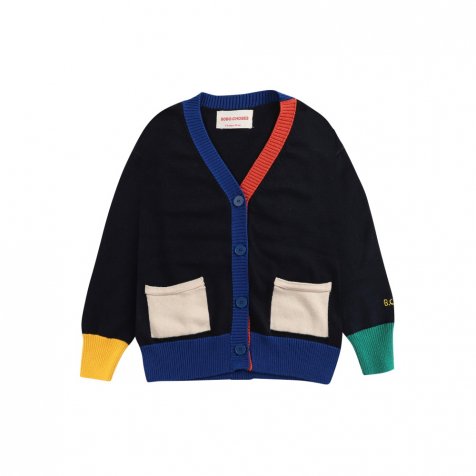【20%OFF!】Multicolor knitted cardigan