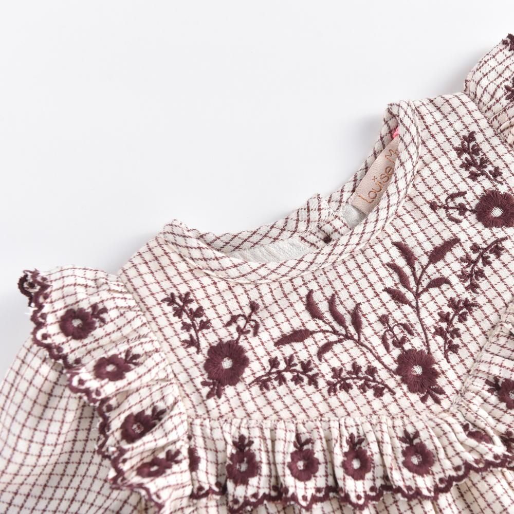 Louise Misha å֥饦 / Blouse Abalone Cream Check img3