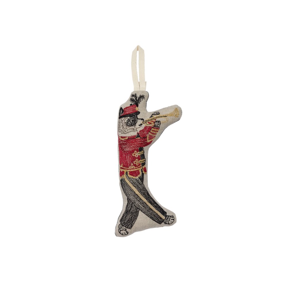 Marching Band Raccoon Ornament img