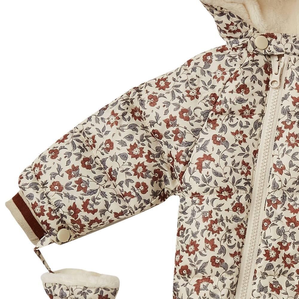 [ ]ベビースノースーツ 18-24m Rylee&Cru ベビースノースーツ / Snowsuit Vintage Floral