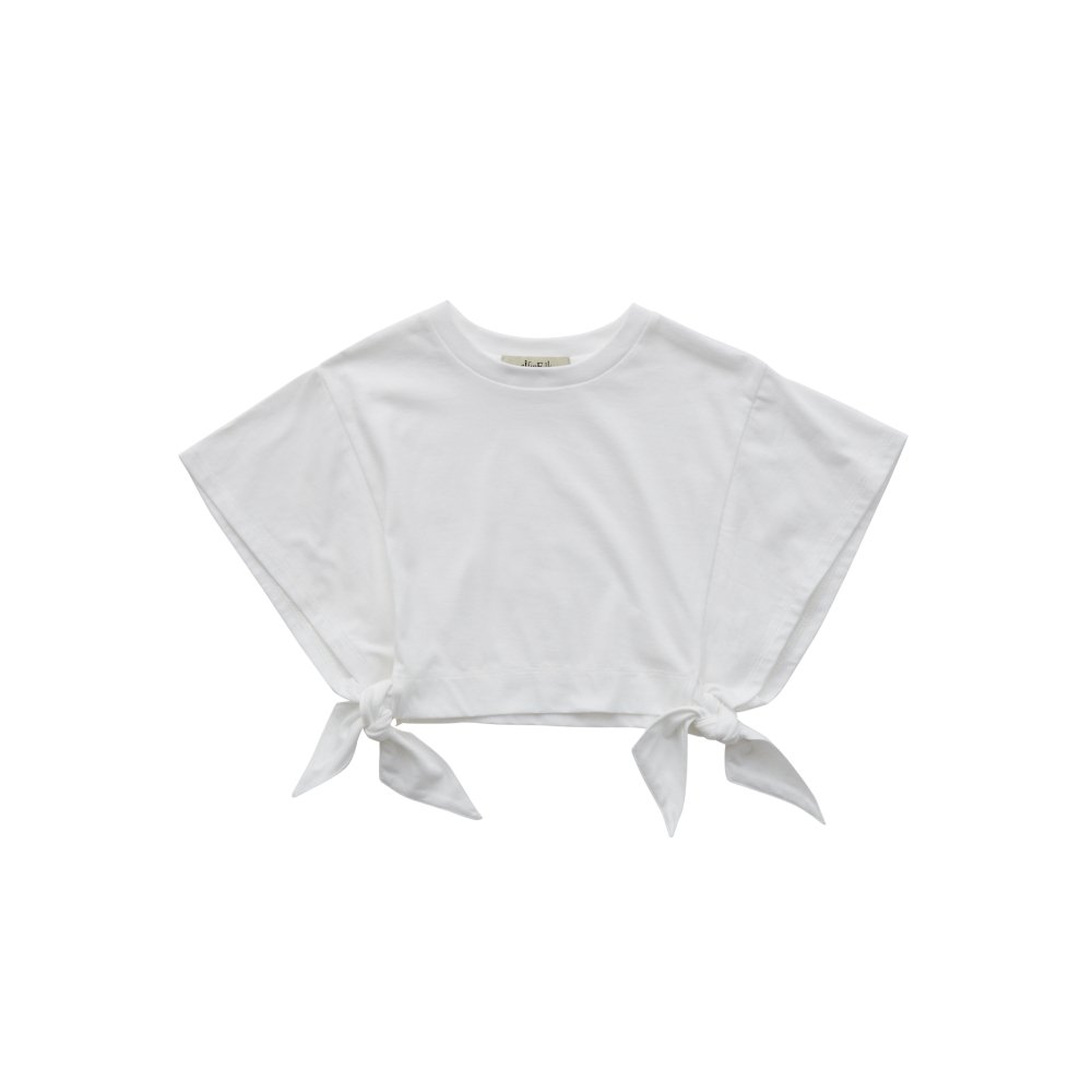 50%OFF!Ribbon knot tops white img