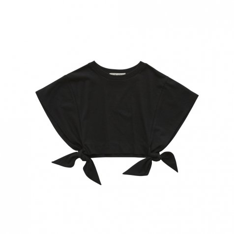 【SUMMER SALE 30%OFF!】Ribbon knot tops black