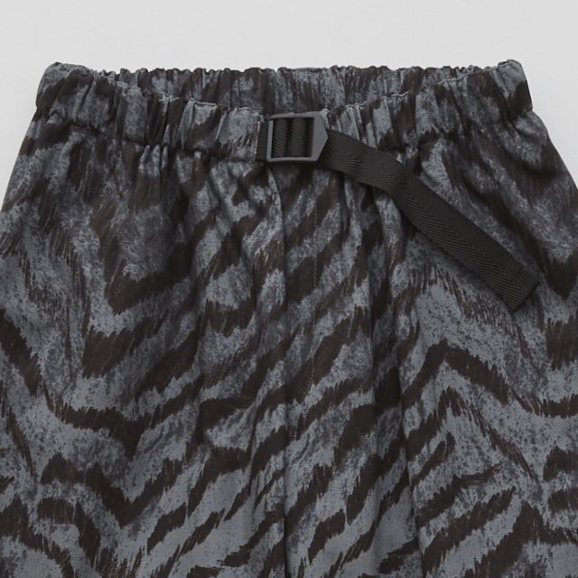 Tiger print pants charcoal img1