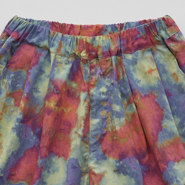 【SUMMER SALE 30%OFF!】Tie-dye wide shorts pink mix img1