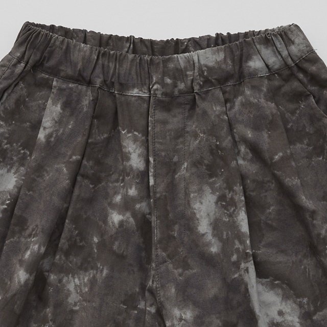 【SUMMER SALE 30%OFF!】Tie-dye wide shorts charcoal mix img1