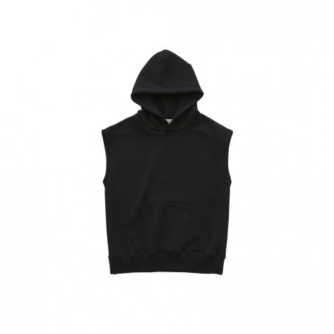 【SUMMER SALE 30%OFF!】Sleeveless hoodie black
