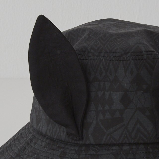 Folk art print Beast Bucket Hat by CA4LA black img1