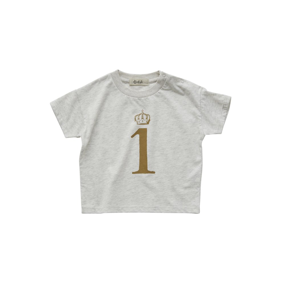 Number Tee for Birthday top ivory img1