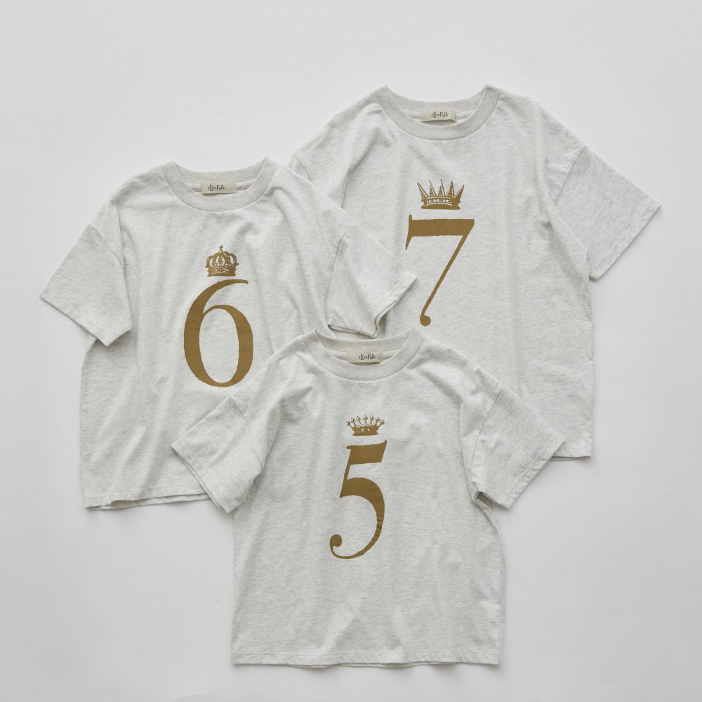 Number Tee for Birthday top ivory img4