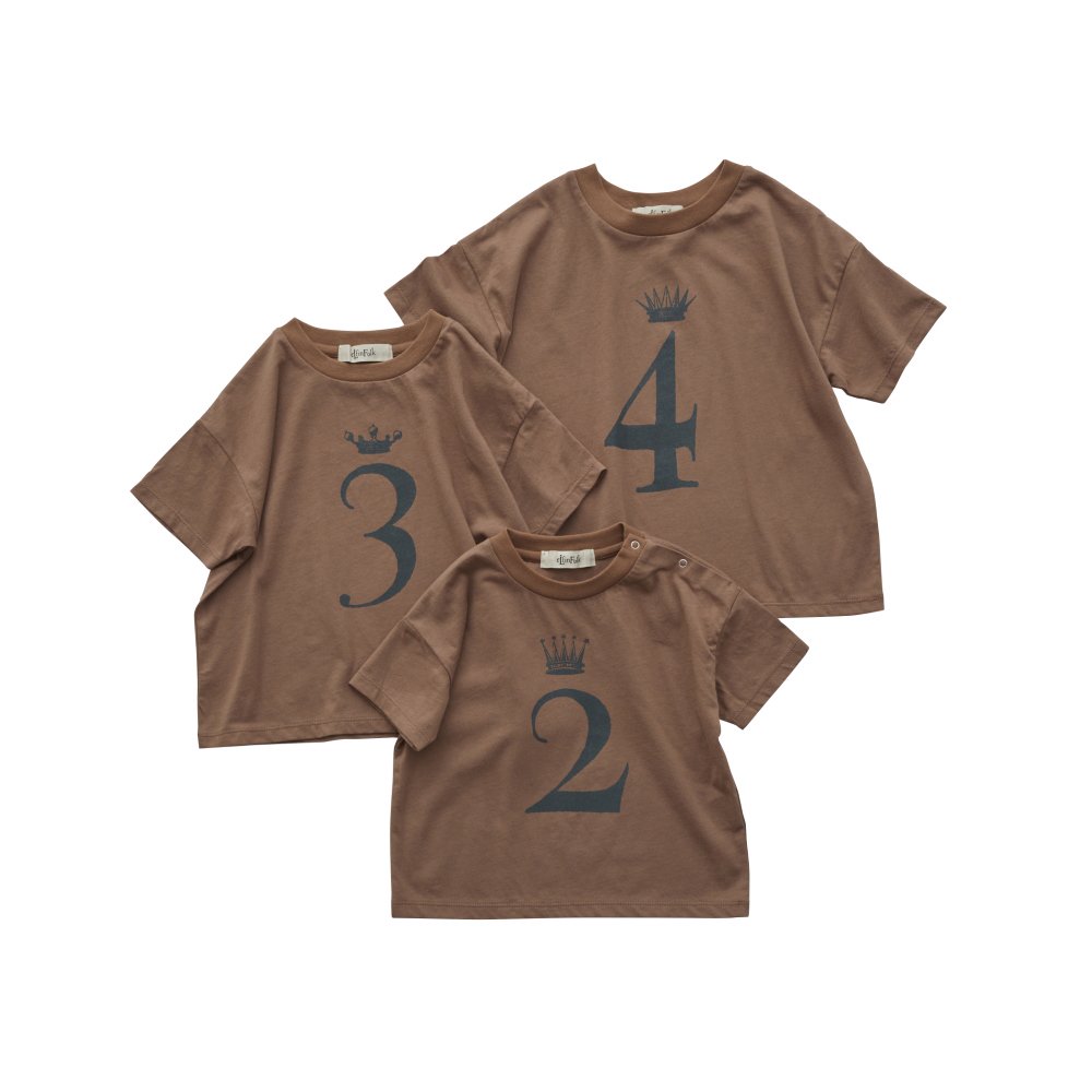 Number Tee for Birthday cocoa brown img
