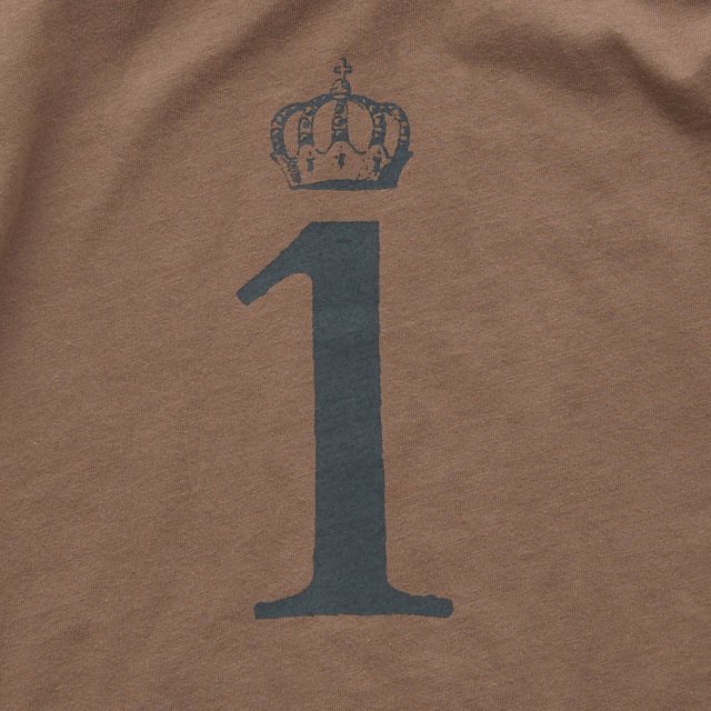 Number Tee for Birthday cocoa brown img1