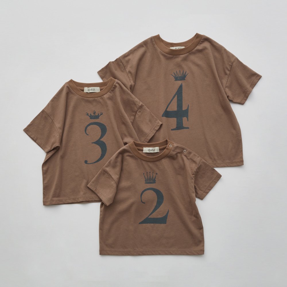 Number Tee for Birthday cocoa brown img4