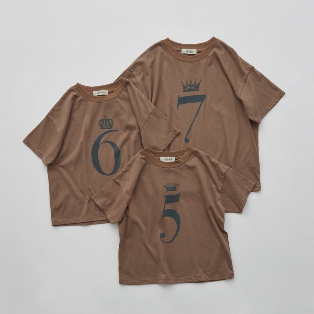Number Tee for Birthday cocoa brown img5