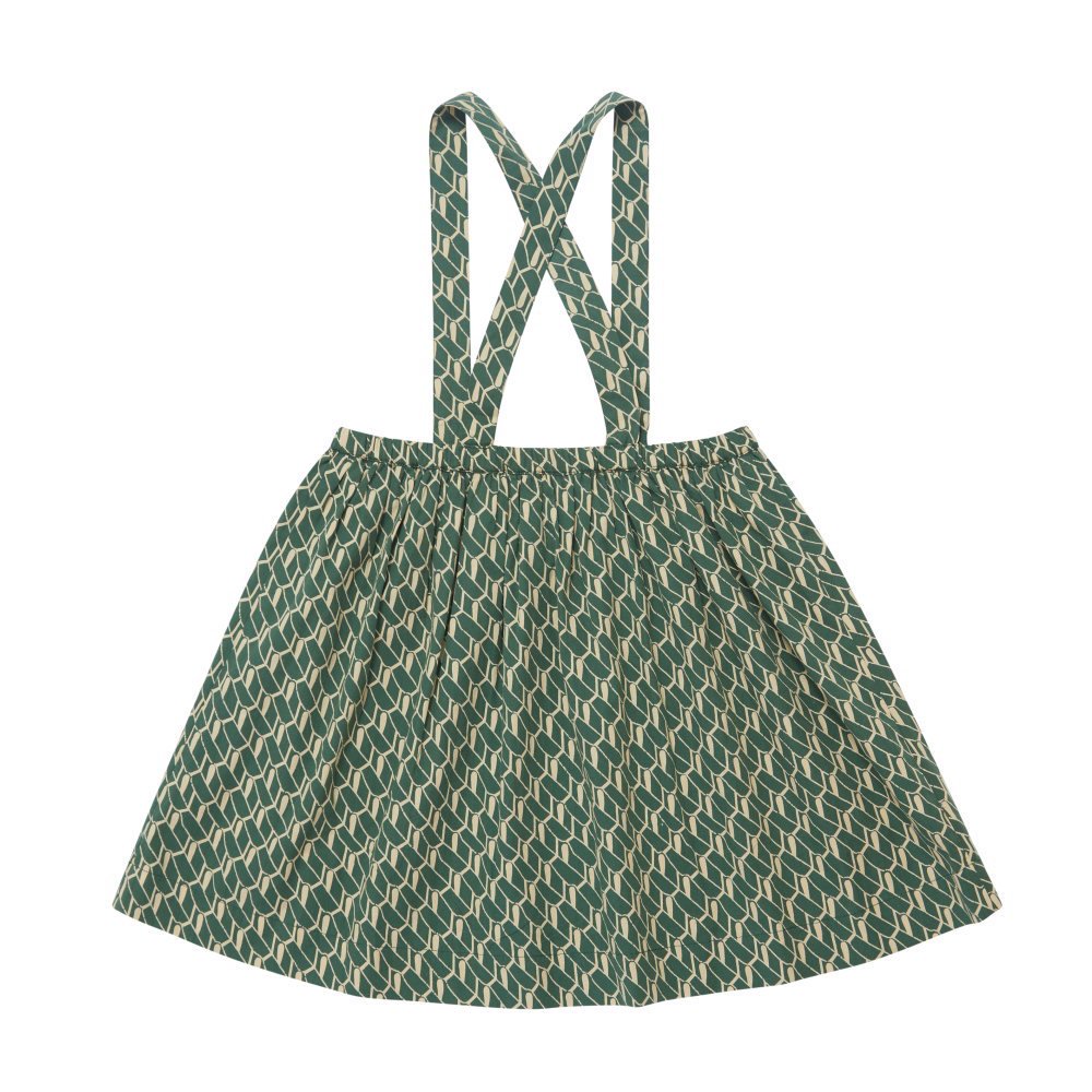 Aralia Skirt Emerald GEO print img1
