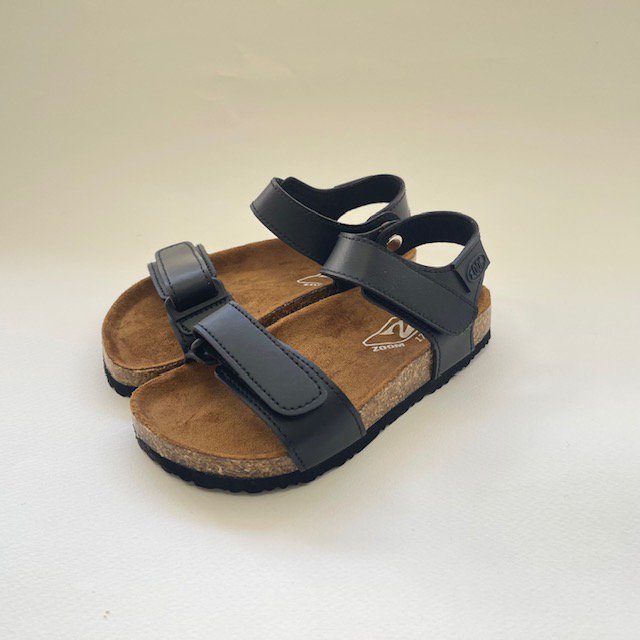 Velcro Sandal Black img1