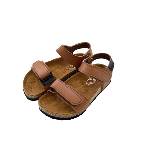 Velcro Sandal Brown