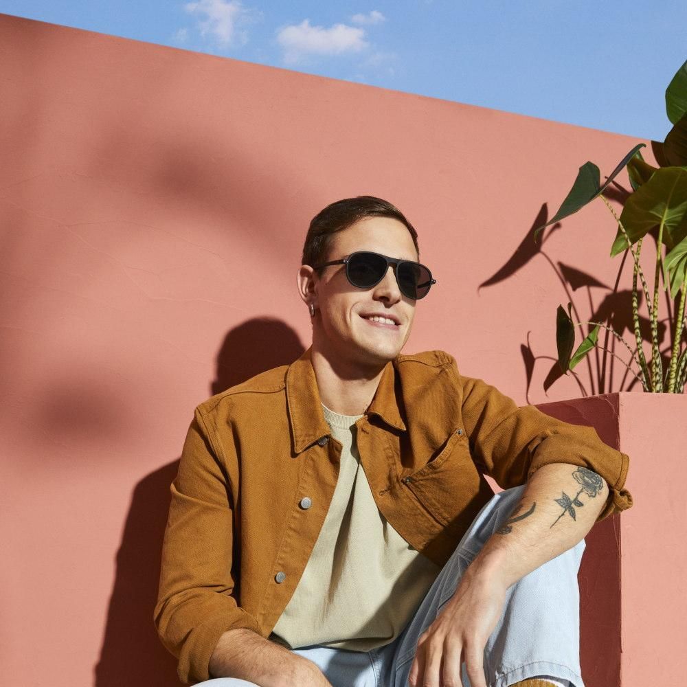 IZIPIZI ѥ󥰥饹 / Sunglasses THE AVIATOR #I Black img4
